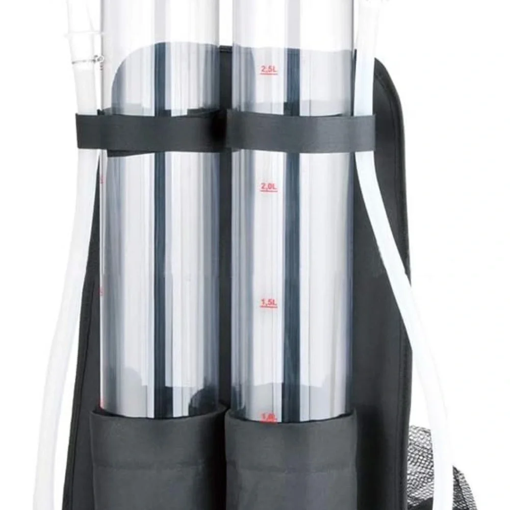 NEW Dual Tank Barrel Backpack Drink Dispenser